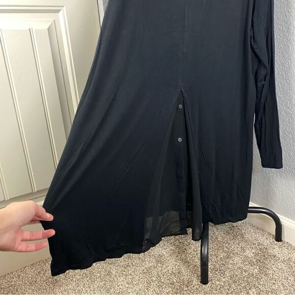 LOGO - by Lori Goldstein - tunic length long sleeve top - Picture 4 of 8